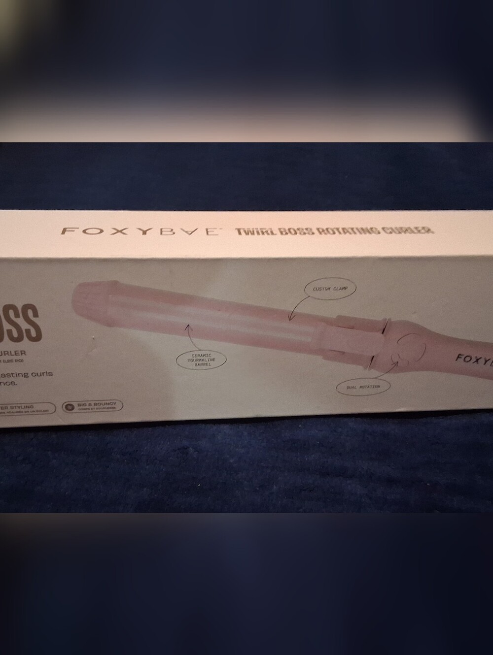 FoxyBae Pink Twirl Boss Rotating  Iron